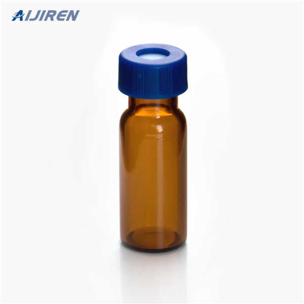 open top cap lids chromatography glass vials